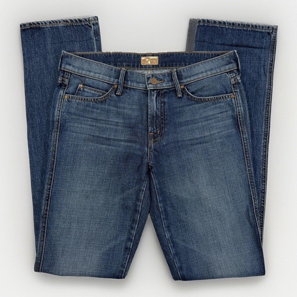 MOTHER Holy Rascal Straight Jeans Women's 30x34.5 Sample Y2K Designer Boho